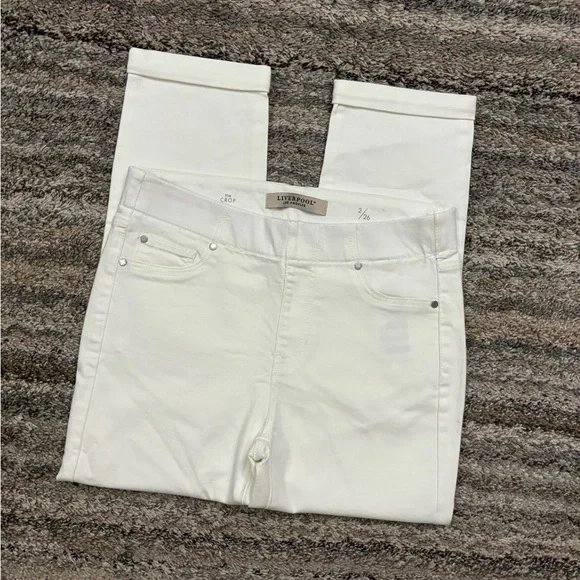 NWOT Liverpool The Crop Jeans Sz 2/26 | Liverpool Cropped Straight Leg Jeans- - Picture 5 of 11